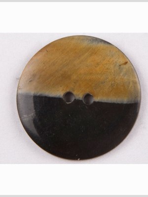 Black/Natural Horn Coat Button – 80L/50.8mm Black/Natural Horn Coat Button – 80L/50.8mm