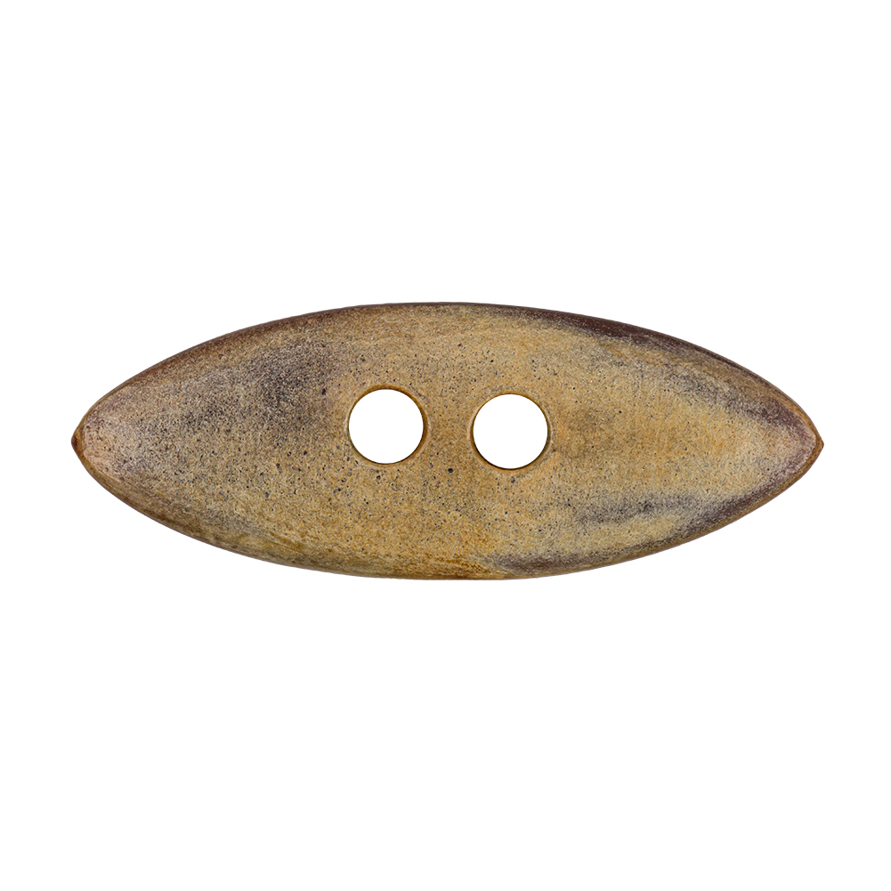 Black/Natural Horn Toggle - 90L/57mm