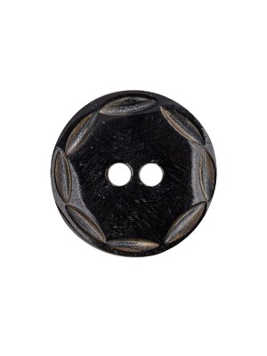 Black Horn Button – 32L/20mm Black Horn Button – 32L/20mm