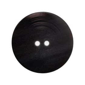 Black Horn Coat Button – 45L/29mm Black Horn Coat Button – 45L/29mm