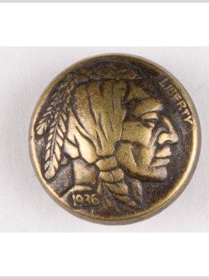 Gold Metal Button – 36L/23mm Gold Metal Button – 36L/23mm