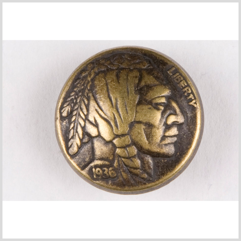 Gold Metal Button – 36L/23mm Gold Metal Button – 36L/23mm