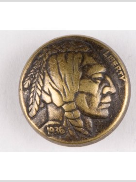 Gold Metal Button – 36L/23mm Gold Metal Button – 36L/23mm