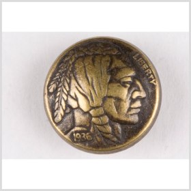 Gold Metal Button – 36L/23mm Gold Metal Button – 36L/23mm