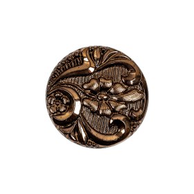 Old Gold Glass Button – 36L/23mm Old Gold Glass Button – 36L/23mm