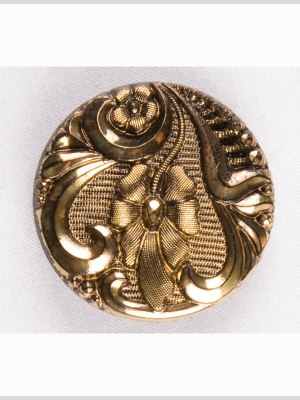 Old Gold Glass Button – 44L/28mm Old Gold Glass Button – 44L/28mm