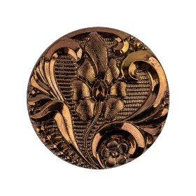 Copper Glass Button – 44L/28mm Copper Glass Button – 44L/28mm