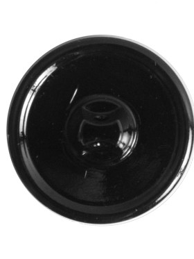 Black Glass Button – 40L/25.5mm Black Glass Button – 40L/25.5mm