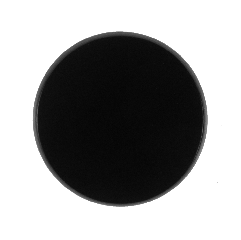 Black Glass Button – 40L/25.5mm Black Glass Button – 40L/25.5mm