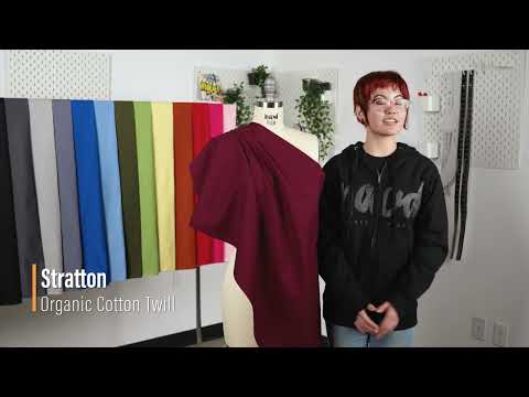 Organic Cotton Twill – Khaki – Stratton Collection Organic Cotton Twill – Khaki – Stratton Collection