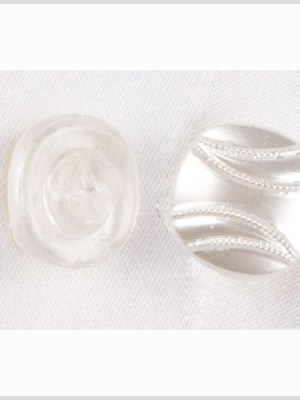 Pearl White Pearl Glass Button – 18L/11.5mm Pearl White Pearl Glass Button – 18L/11.5mm