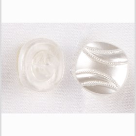Pearl White Pearl Glass Button – 18L/11.5mm Pearl White Pearl Glass Button – 18L/11.5mm