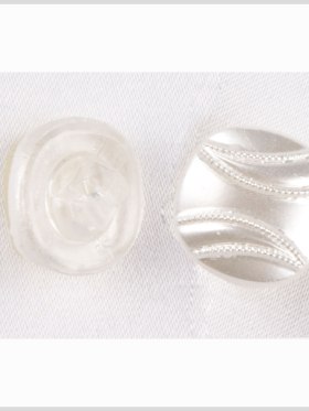 Pearl White Pearl Glass Button – 28L/18mm Pearl White Pearl Glass Button – 28L/18mm