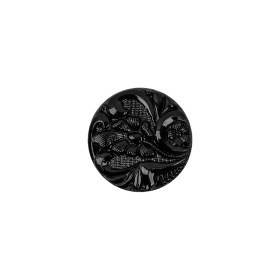 Black Glass Button – 22L/14mm Black Glass Button – 22L/14mm