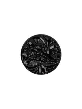 Black Glass Button – 22L/14mm Black Glass Button – 22L/14mm