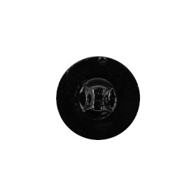 Black Glass Button – 28L/18mm Black Glass Button – 28L/18mm