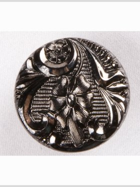 Old Platinum Glass Button – 22L/14mm Old Platinum Glass Button – 22L/14mm