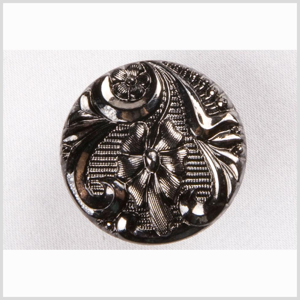 Old Platinum Glass Button – 36L/23mm Old Platinum Glass Button – 36L/23mm