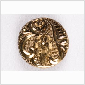 Old Gold Glass Button – 22L/14mm Old Gold Glass Button – 22L/14mm