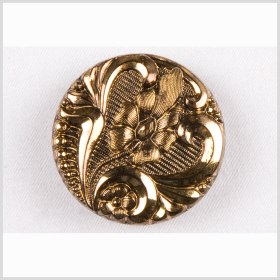 Old Gold Glass Button – 28L/18mm Old Gold Glass Button – 28L/18mm