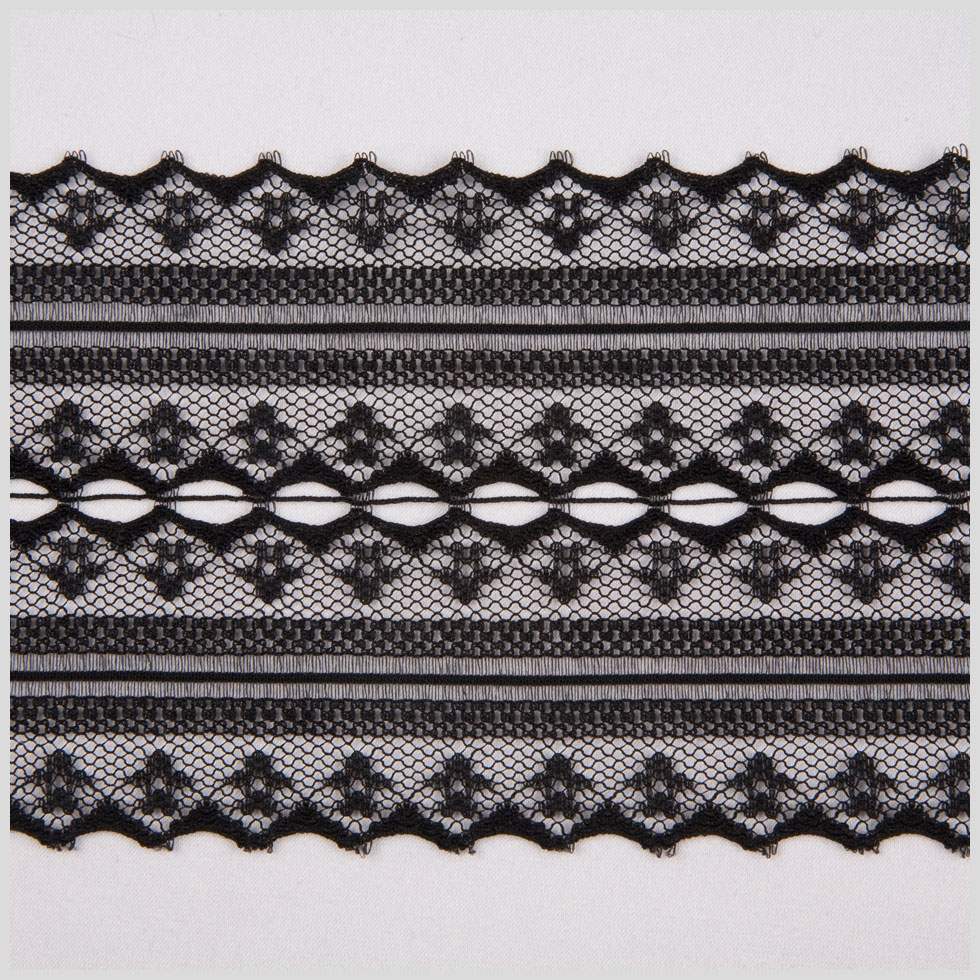 3.75″ Black Sheer Lace 3.75″ Black Sheer Lace