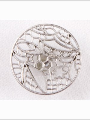 New Silver-Matte Metal Coat Button – 32L/20mm New Silver-Matte Metal Coat Button – 32L/20mm