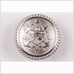 New Silver Matte Metal Blazer Button – 24L/15mm New Silver Matte Metal Blazer Button – 24L/15mm