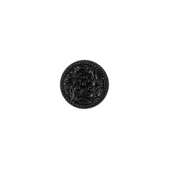 Black Glass Button – 18L/11.5mm Black Glass Button – 18L/11.5mm