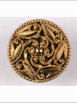 Black/Gold Glass Button – 28L/18mm Black/Gold Glass Button – 28L/18mm