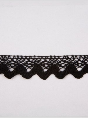 1″ Black Crochet Lace 1″ Black Crochet Lace