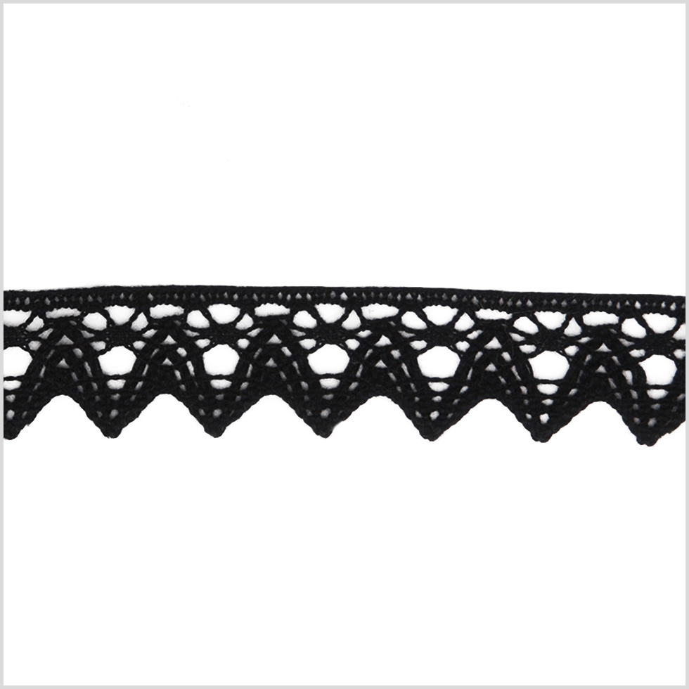 1″ Black Cluny Lace 1″ Black Cluny Lace