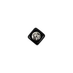 Black Glass Button – 16L/10mm Black Glass Button – 16L/10mm