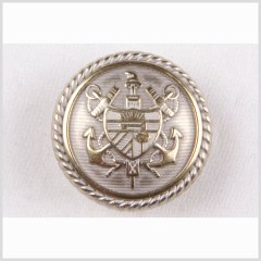 Silver Brass Polished Metal Blazer Button – 32L/20mm Silver Brass Polished Metal Blazer Button – 32L/20mm