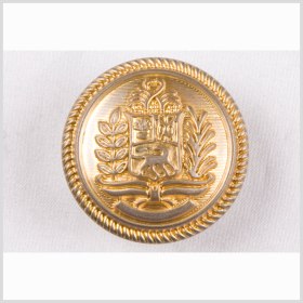 New Silver Gold Metal Blazer Button – 36L/23mm New Silver Gold Metal Blazer Button – 36L/23mm