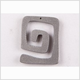 Silver Wood Pendant – 33L/21mm Silver Wood Pendant – 33L/21mm