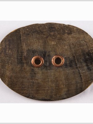 Dark Brown Oversized Horn Button – 120L/76.2mm Dark Brown Oversized Horn Button – 120L/76.2mm