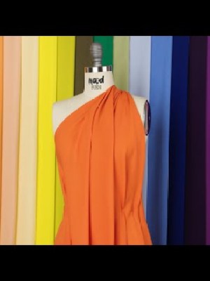 Silk Double Georgette – Cream Pink – Premium Collection Silk Double Georgette – Cream Pink – Premium Collection