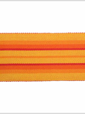 Sunshine/Orange/Mango Striped Grosgrain Ribbon Sunshine/Orange/Mango Striped Grosgrain Ribbon