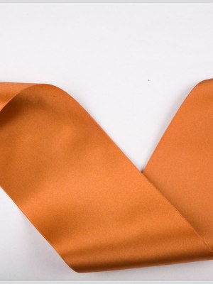 3.75″ Pumpkin Double Face French Satin Ribbon 3.75″ Pumpkin Double Face French Satin Ribbon