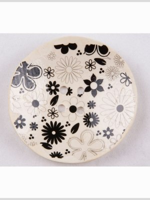 White Coconut Button – 120L/76.2mm White Coconut Button – 120L/76.2mm