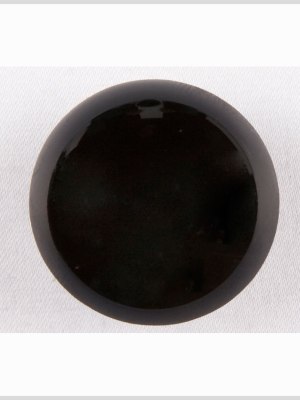Black Glass Button – 36L/23mm Black Glass Button – 36L/23mm
