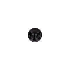 Black Glass Button – 12L/7.5mm Black Glass Button – 12L/7.5mm