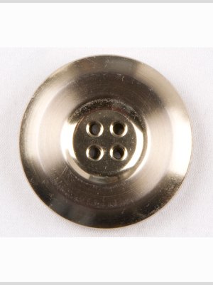 New Silver/Alpaca Metal Coat Button – 44L/28mm New Silver/Alpaca Metal Coat Button – 44L/28mm