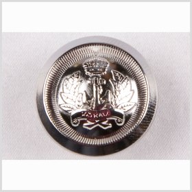 New Silver Metal Blazer Button – 36L/23mm New Silver Metal Blazer Button – 36L/23mm