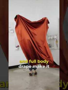 Stretch Satin Made in Italy – Croissant with Beige Backing – Premium Collection Stretch Satin Made in Italy – Croissant with Beige Backing – Premium Collection