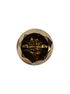Gold Glass Button – 24L/15mm Gold Glass Button – 24L/15mm