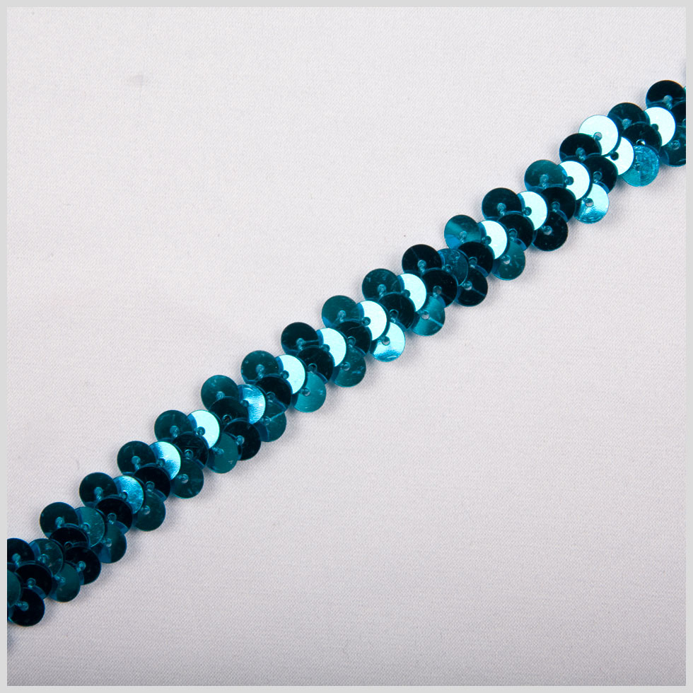 3/8″ Turquoise Stretch Sequin 3/8″ Turquoise Stretch Sequin