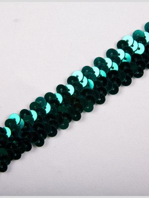 1″ Teal Stretch Sequin 1″ Teal Stretch Sequin