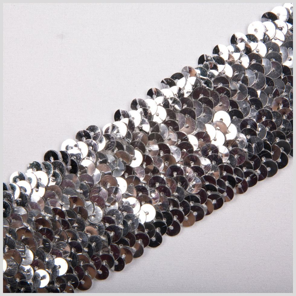 1.75″ Silver Stretch Sequin 1.75″ Silver Stretch Sequin
