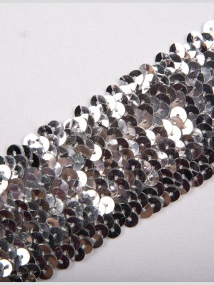 1.75″ Silver Stretch Sequin 1.75″ Silver Stretch Sequin
